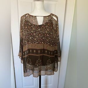 Vintage SILK 90s/Y2K City Donna Karan Top